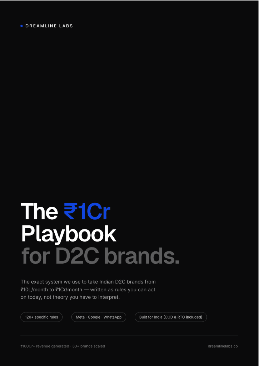 The ₹1Cr Playbook — cover